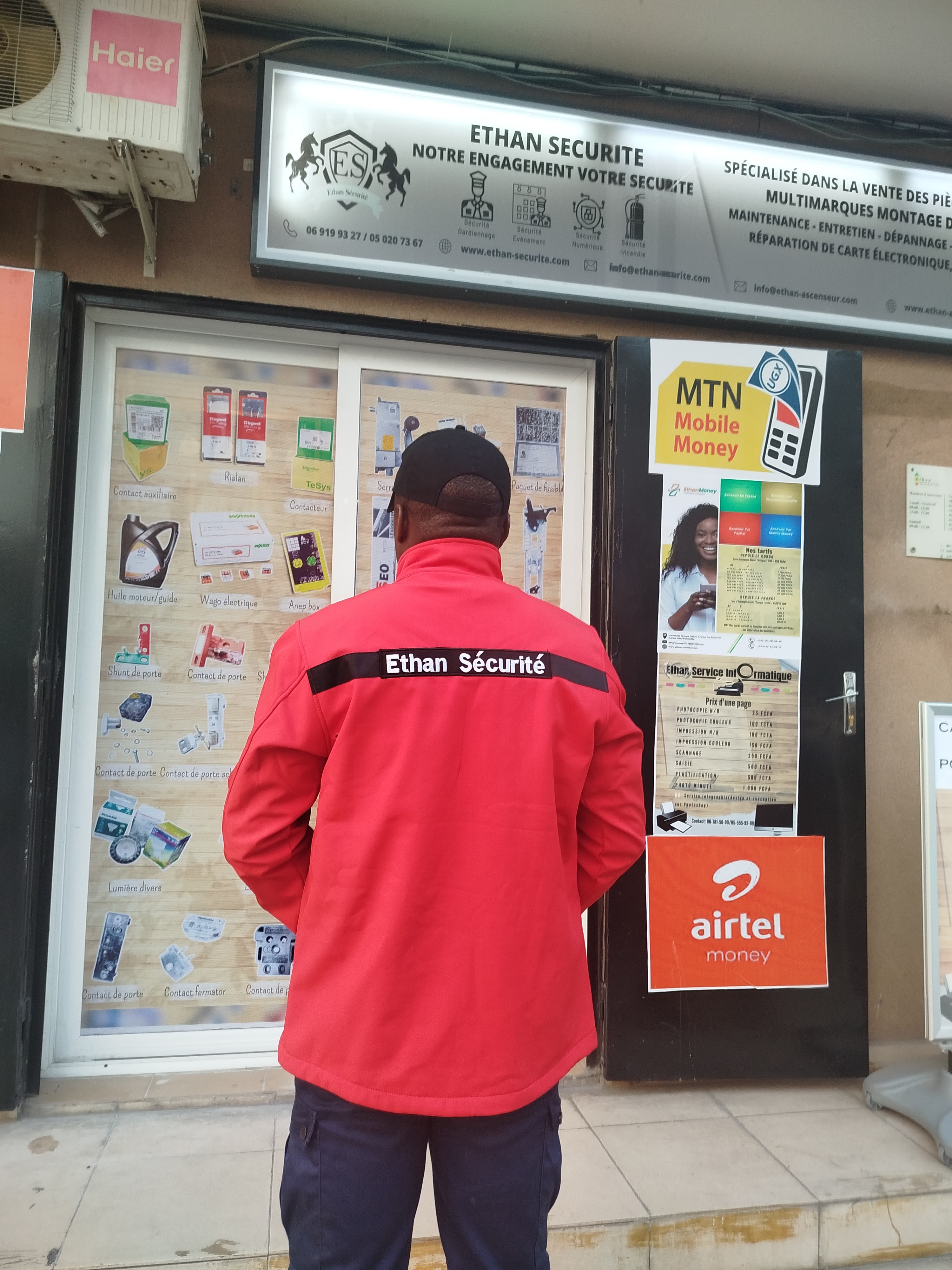 Équipe en opération